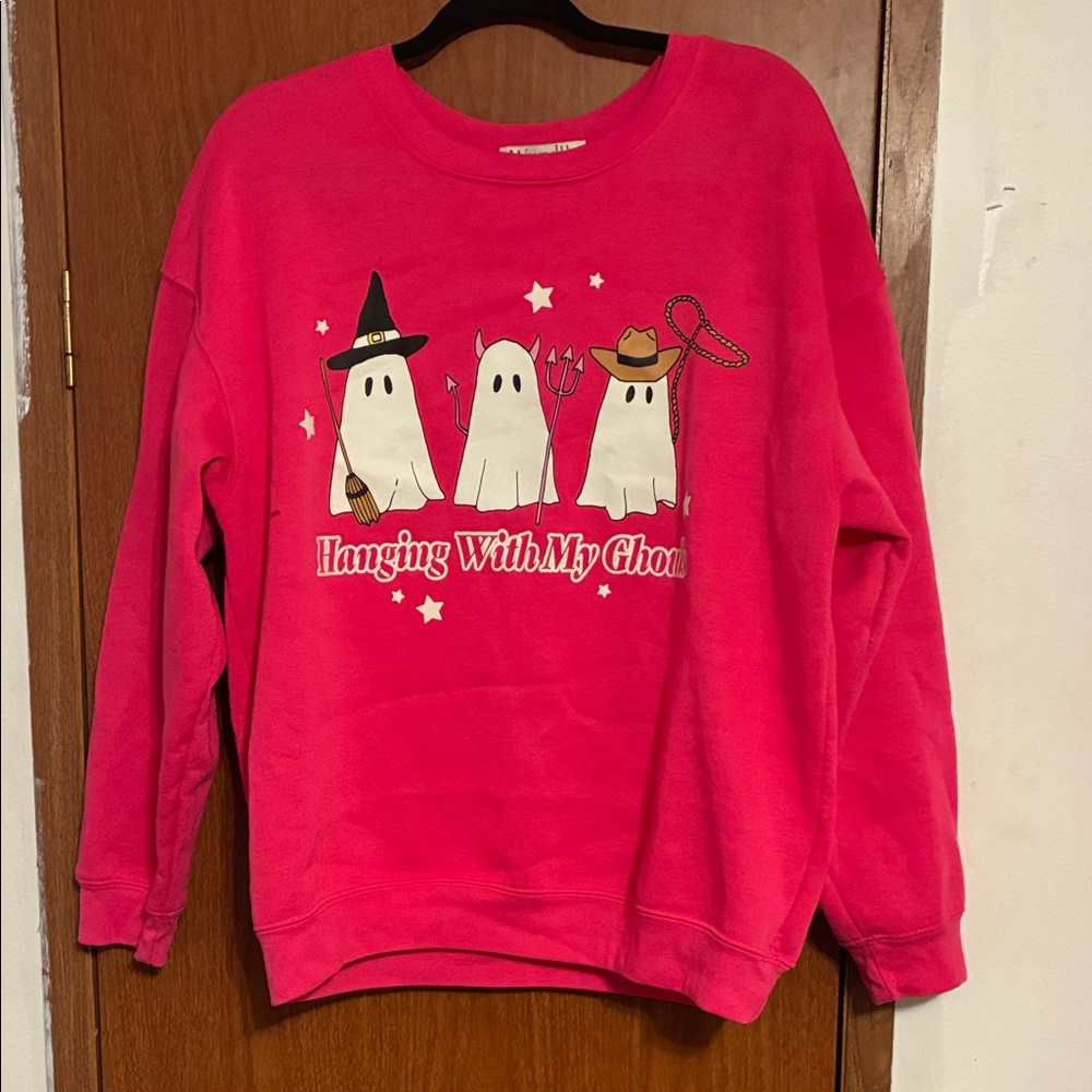 Wound Up Vibrant Pink Sweatshirt